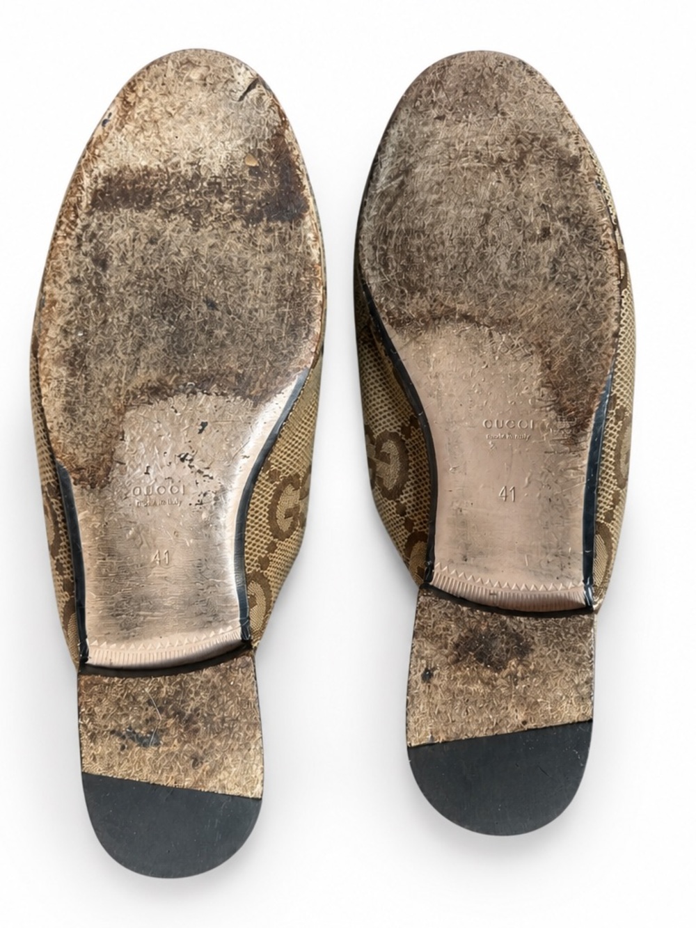 Gucci Princetown GG Canvas Bit Loafer Mules - Picture 6 of 7